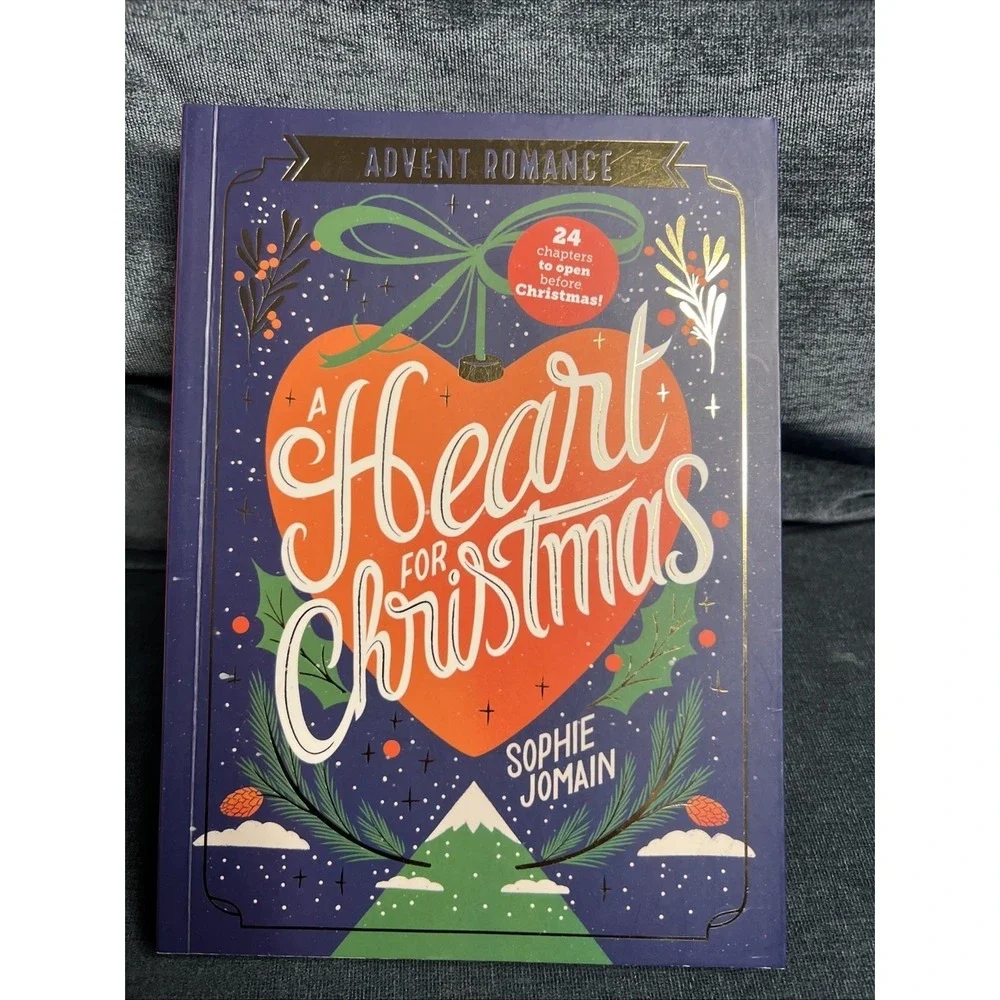 A Heart for Christmas: Advent Romance by Sophie Jomain -Brand New 2025 Paperback